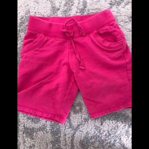 Justice girls tie sweat shorts